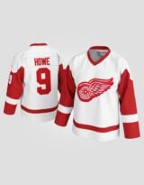 Gordie Howe #9 Detroit Red Wings Throwback Hockey Jersey