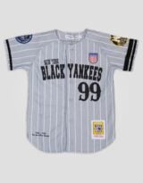 Aaron Judge New York Black Yankees Stripped #99 Youth Baseball Jersey