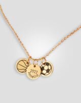 Custom Name Two Sports Player Necklace