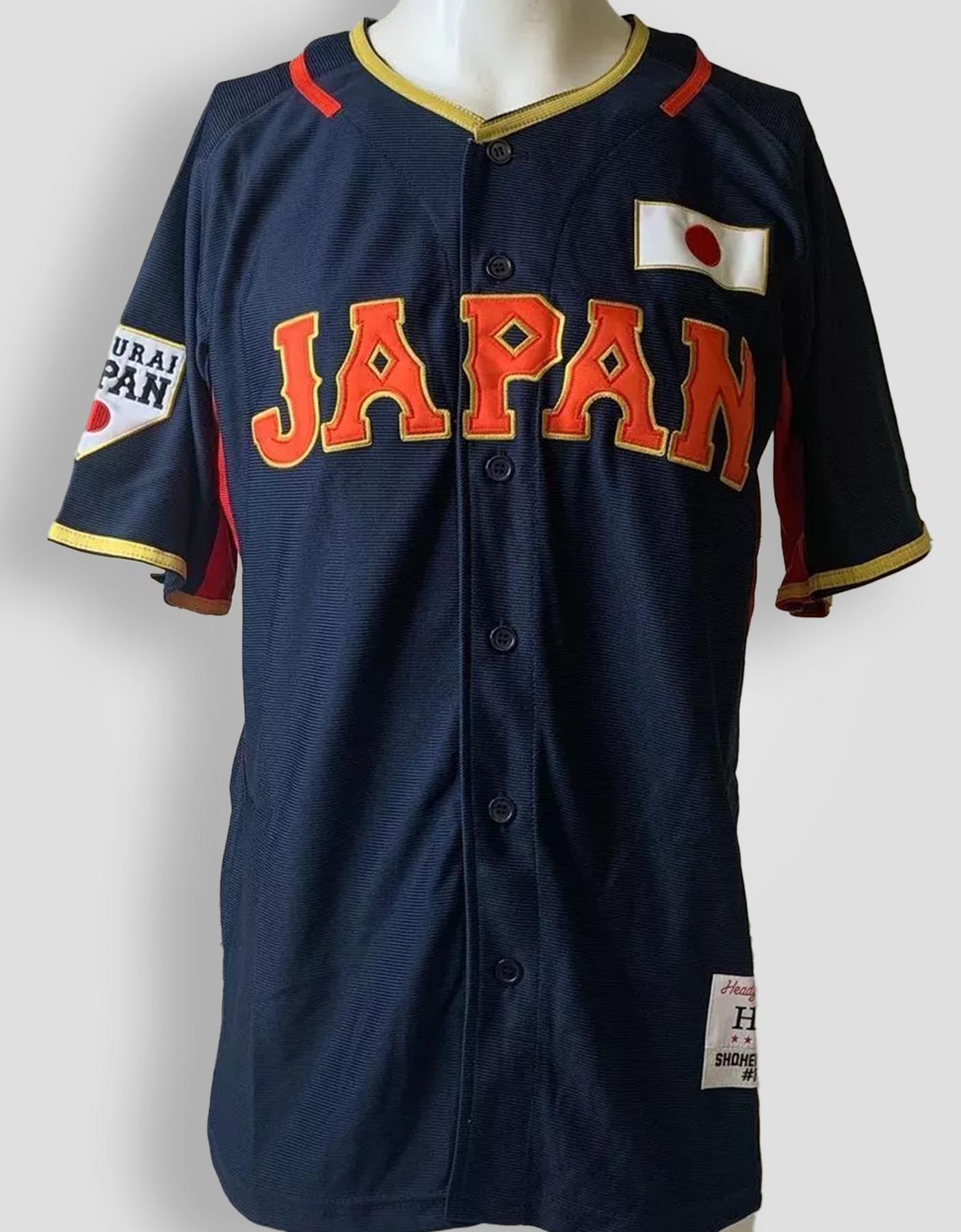 Shohei Ohtani Japan Navy Blue Baseball Jersey