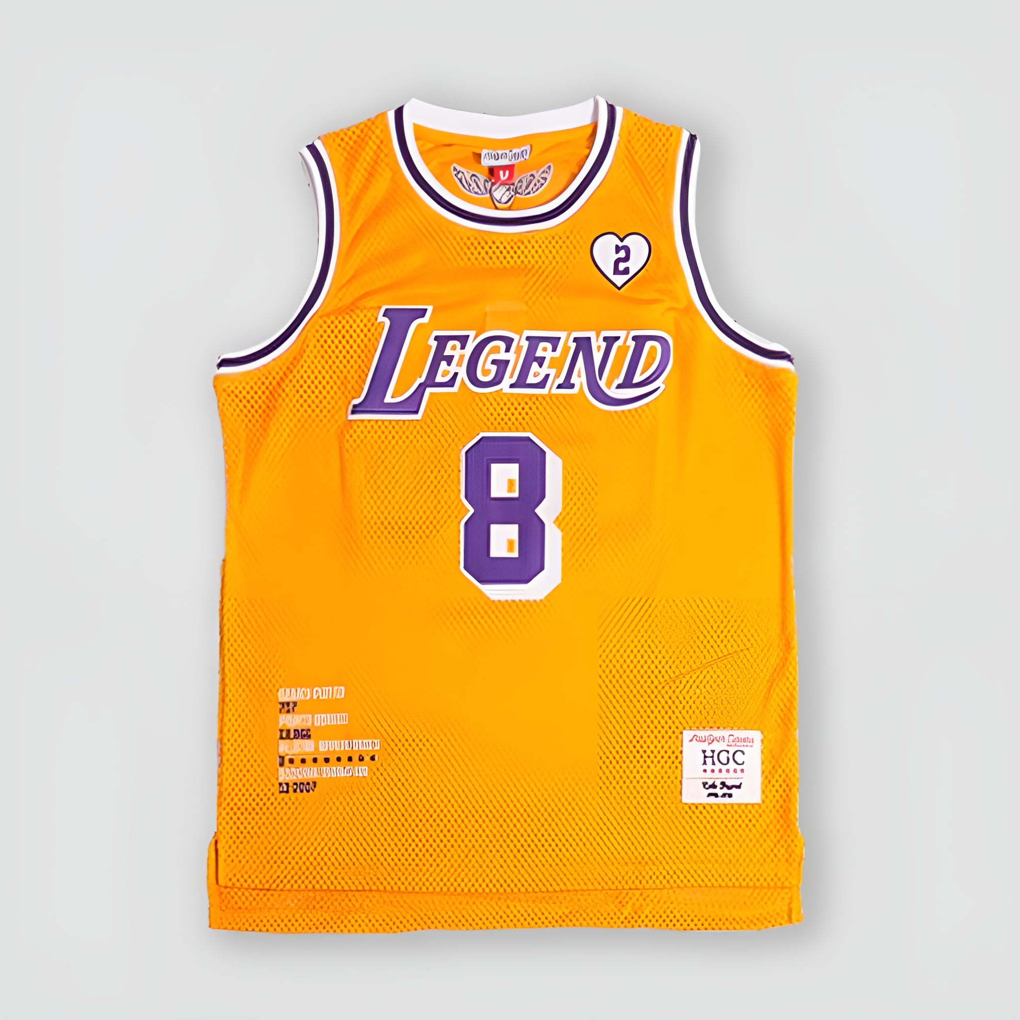 Kobe Gianna Jersey, #8 Youth Purple Gold | 99Jersey