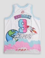 Naruto X Uzi Vert Youth Basketball Jersey