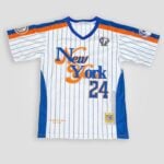 New York Lincoln Giants Striped Youth Baseball Jersey