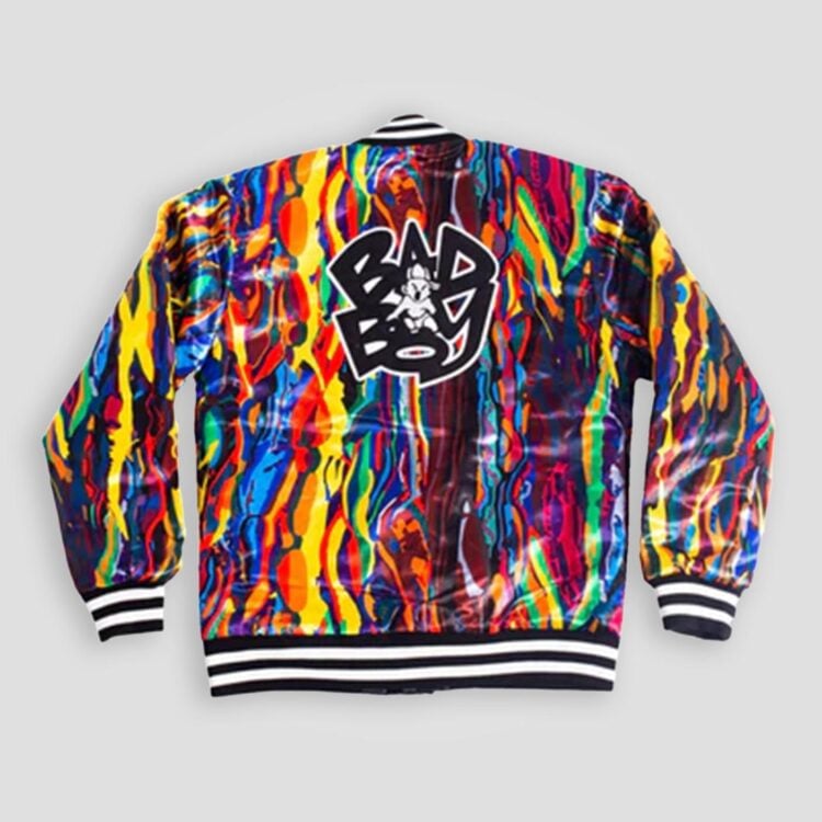 Biggie Jacket, Bad Boy Records Multicolor Satin | 99Jersey