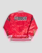 Youth Boogie Crenshaw Satin Jacket Red