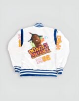 Youth DBAM Satin Jacket White