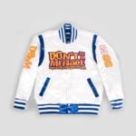 Youth DBAM Satin Jacket White