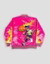 Youth Pink Flame Fresh Prince Satin Jacket