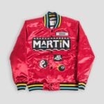 Youth Martin Dragon Fly Jones Satin Jacket Red