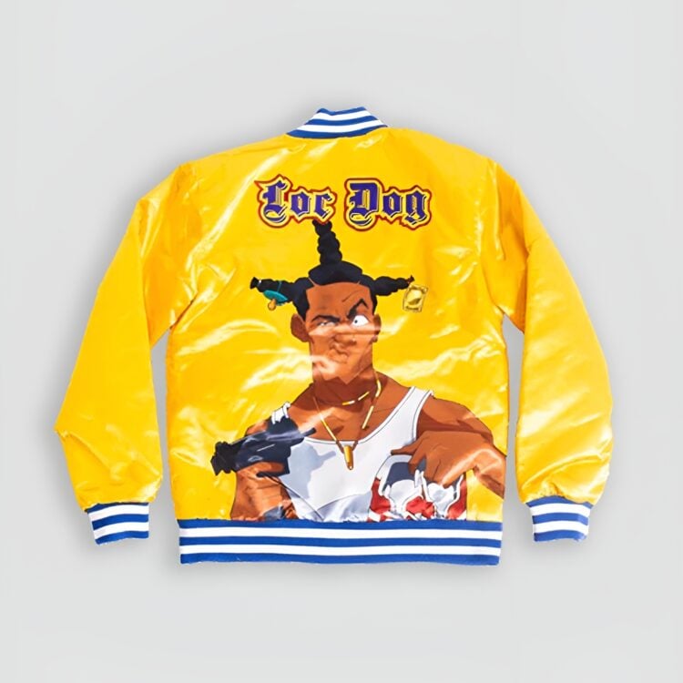 Don't Be A Menace Jacket Youth Yellow Satin | 99Jersey