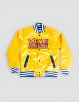 Youth Don't Be A Menace Yellow Satin Jacket