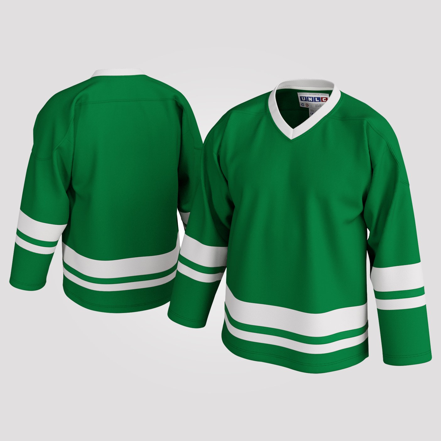 99 BASICS Classic Blank Hockey Jersey with Stripes
