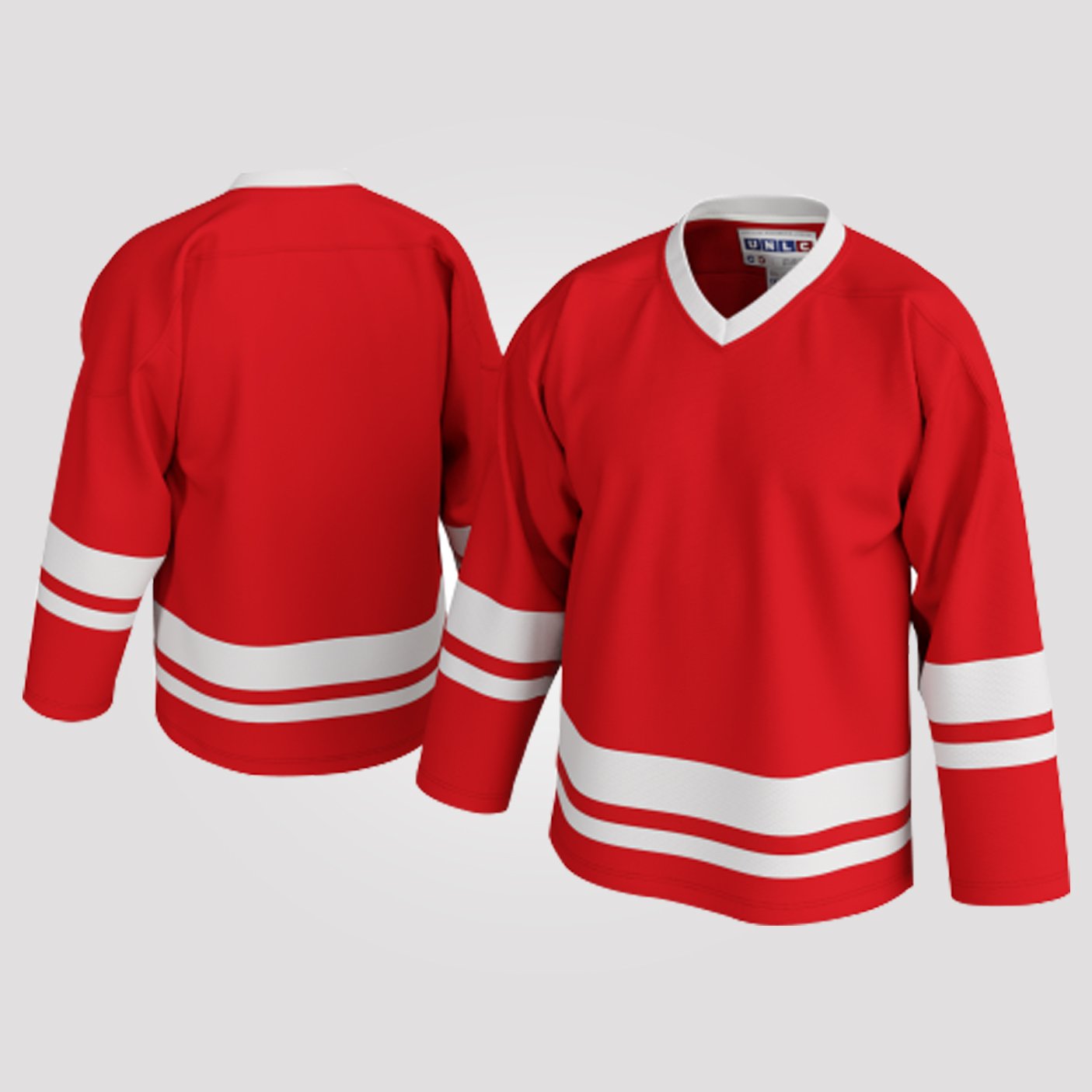 99 BASICS Classic Blank Hockey Jersey with Stripes