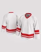 99 BASICS Classic Blank Hockey Jersey with Stripes