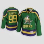 Adam Banks #99 Mighty Ducks Hockey Jersey