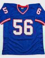 Lawrence Taylor #56 New York Blue Football Autographed Jersey