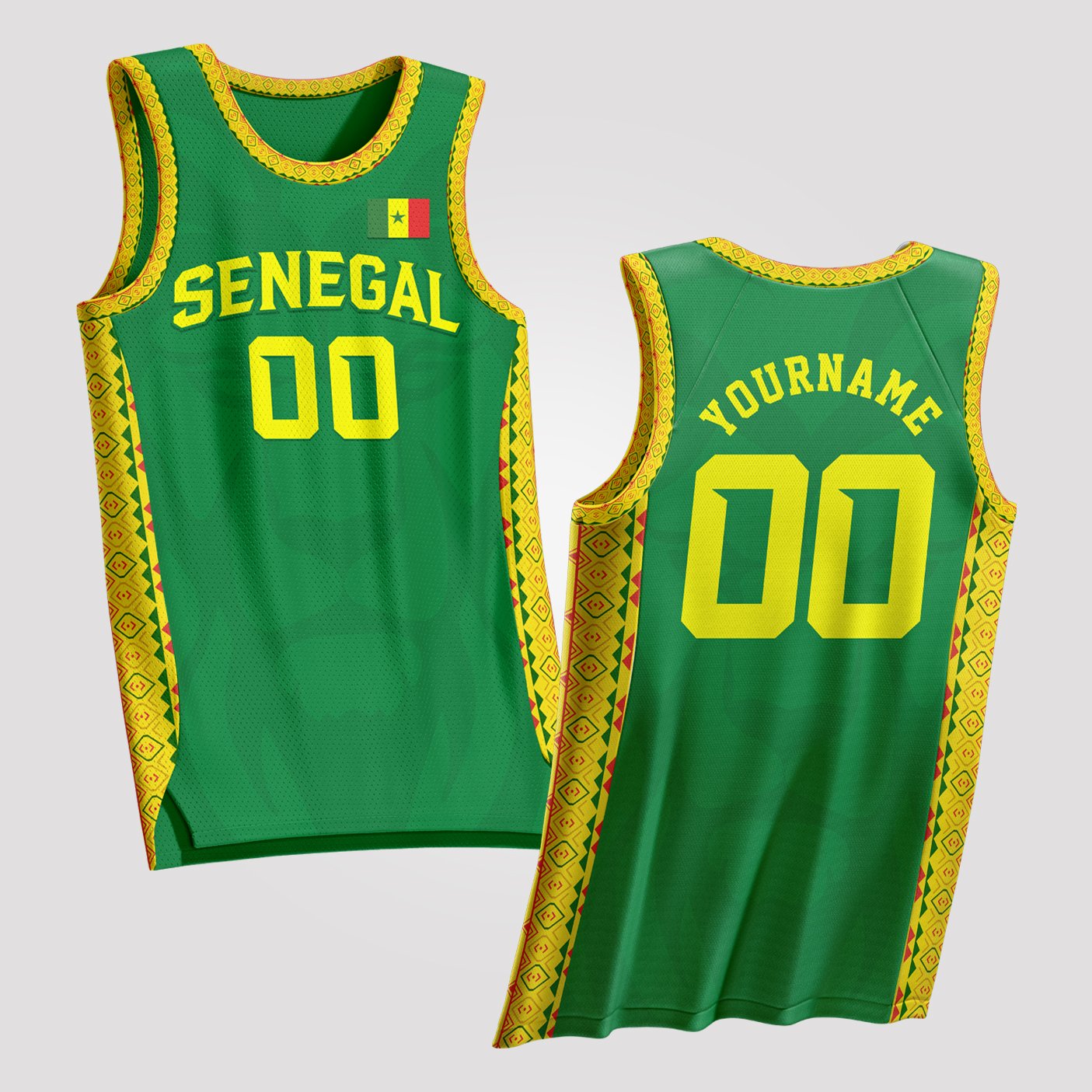 Senegal Custom Basketball Jersey