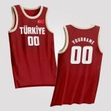 Turkiye Custom Basketball Jersey
