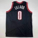 Damian Lillard Autographed #0 Portland Basketball Jersey