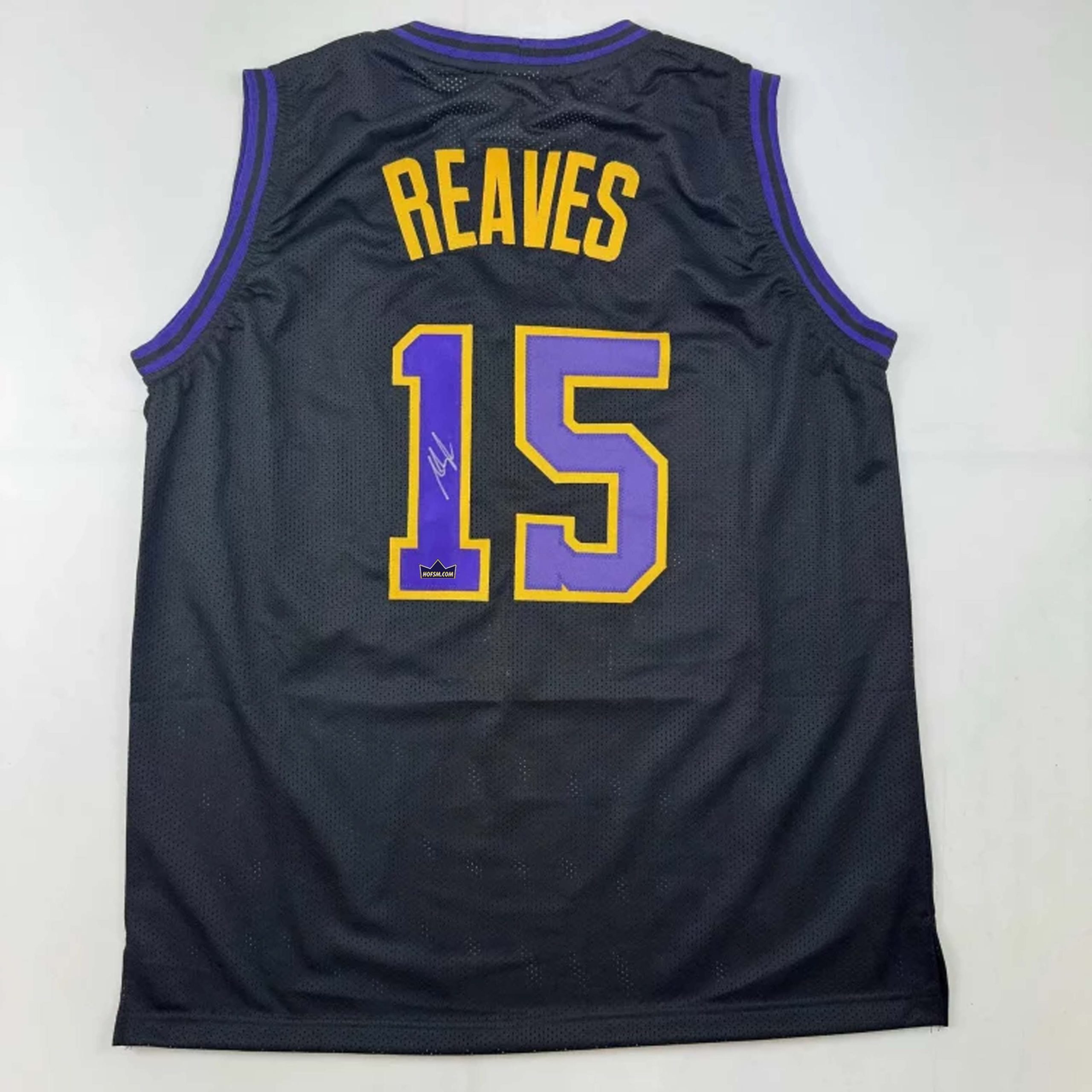 Austin Reaves Autographed #15 Lakers Basketball Jersey