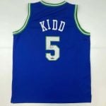 Jason Kidd Autographed #5 Dallas Basketball Jersey