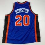 Allan Houston Autographed #20 New York Basketball Jersey