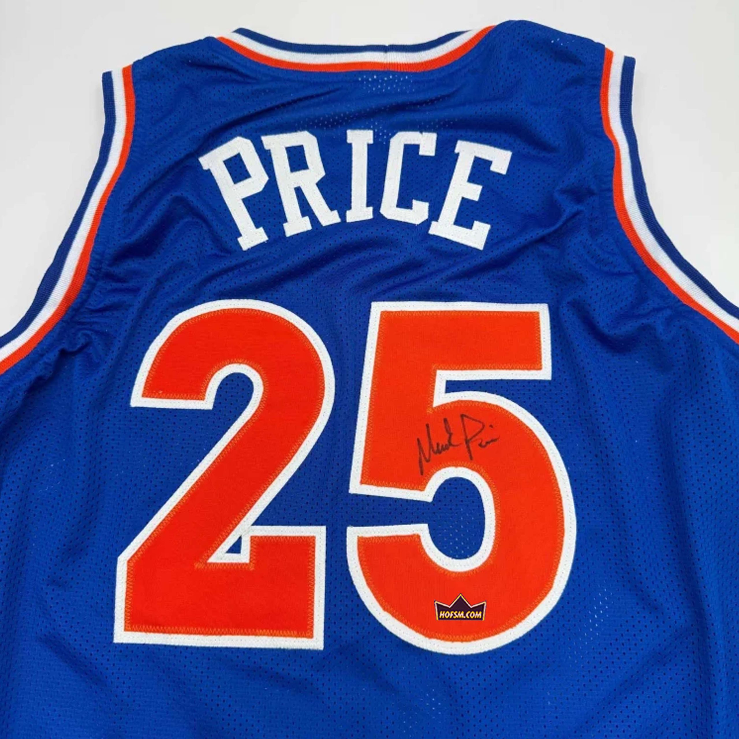 Mark Price Autographed #25 Cleveland Basketball Jersey