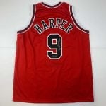 Ron Harper Autographed #9 Chicago Basketball Jersey