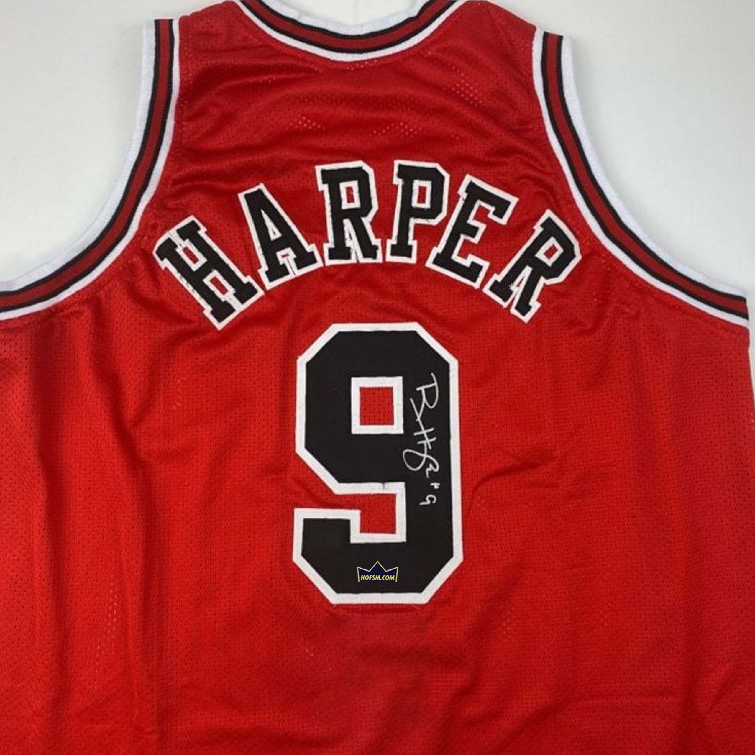 Ron Harper Autographed #9 Chicago Basketball Jersey