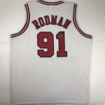 Dennis Rodman Autographed #91 Chicago Basketball Jersey