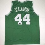 Brian Scalabrine Autographed #44 Boston Basketball Jersey