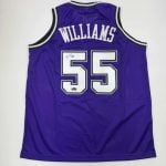 Jason Williams Autographed #55 Sacramento Basketball Jersey