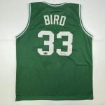 Larry Bird Autographed #33 Boston Basketball Jersey