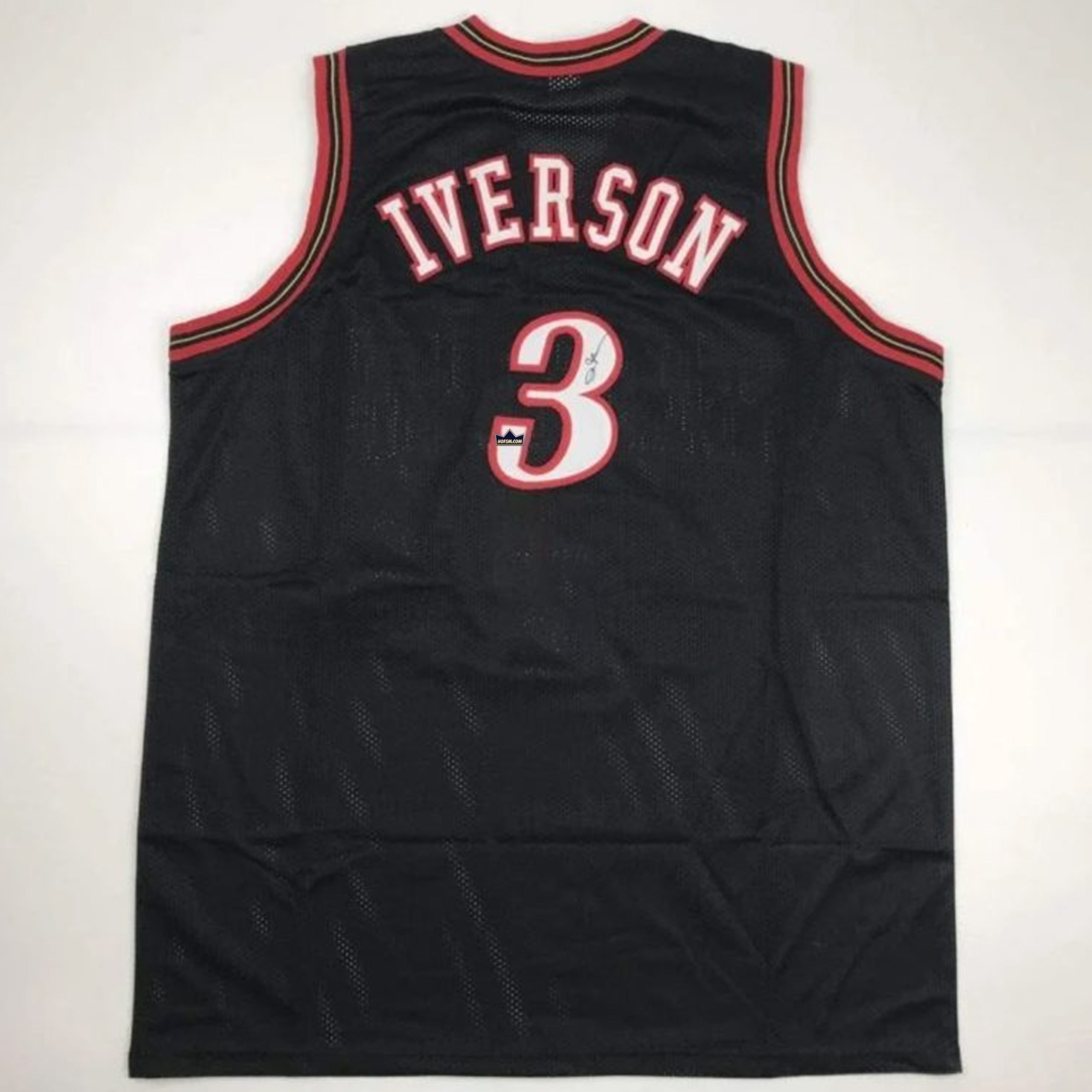 Allen Iverson Autographed #3 Philadelphia Basketball Jersey