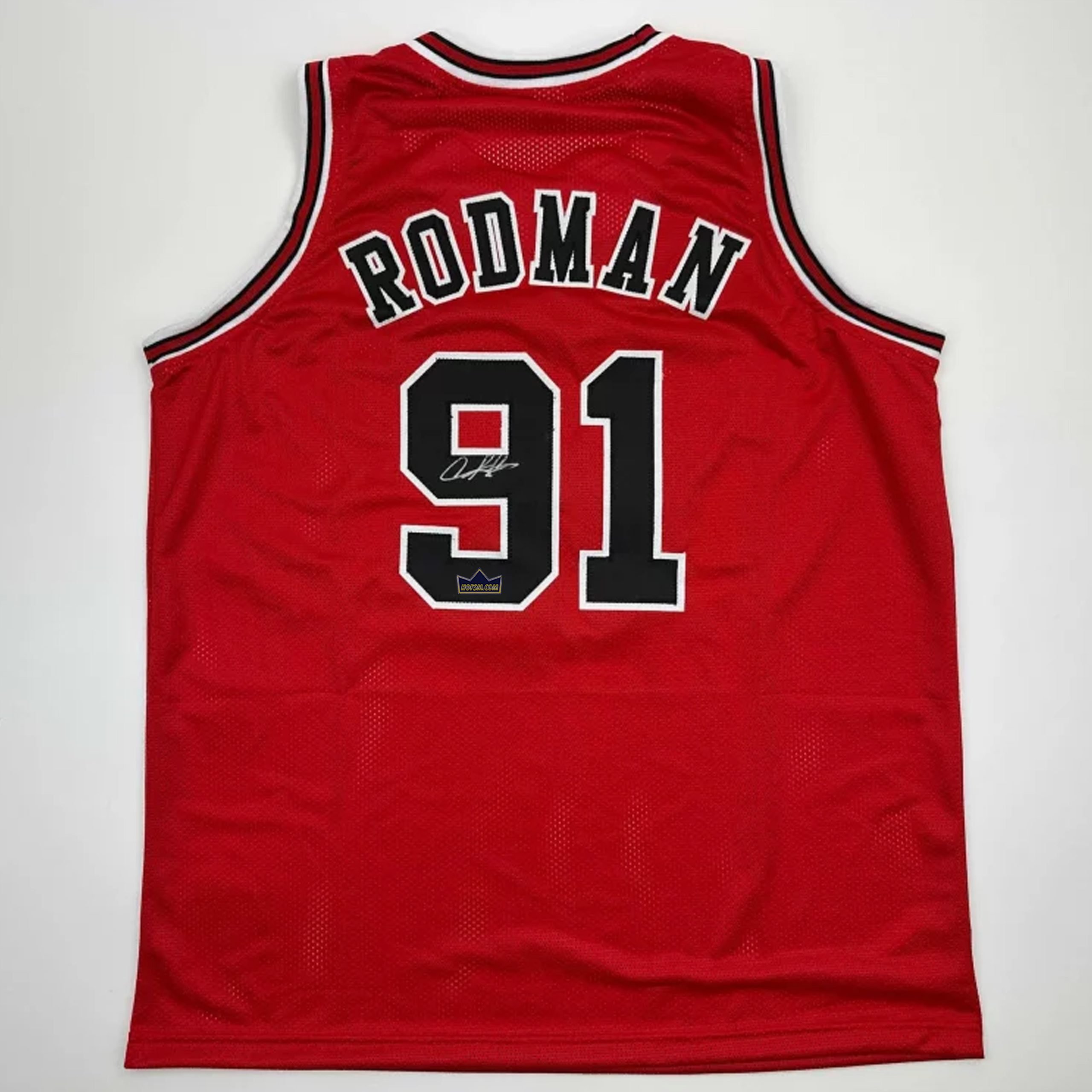 Dennis Rodman Autographed #91 Chicago Basketball Jersey