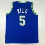 Jason Kidd Autographed #5 Dallas Basketball Jersey