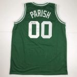Robert Parish Autographed #00 Boston Basketball Jersey