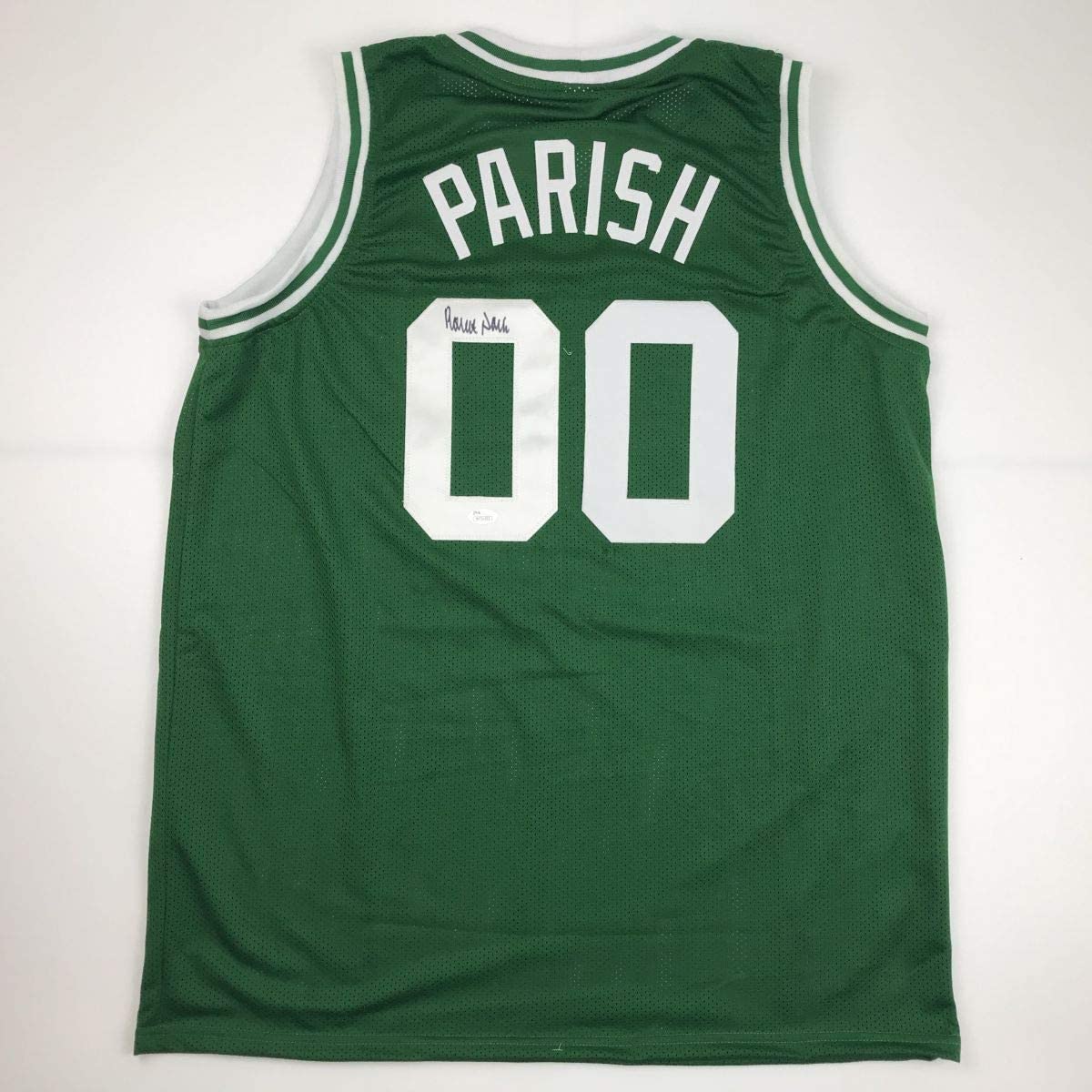 Robert Parish Autographed #00 Boston Basketball Jersey