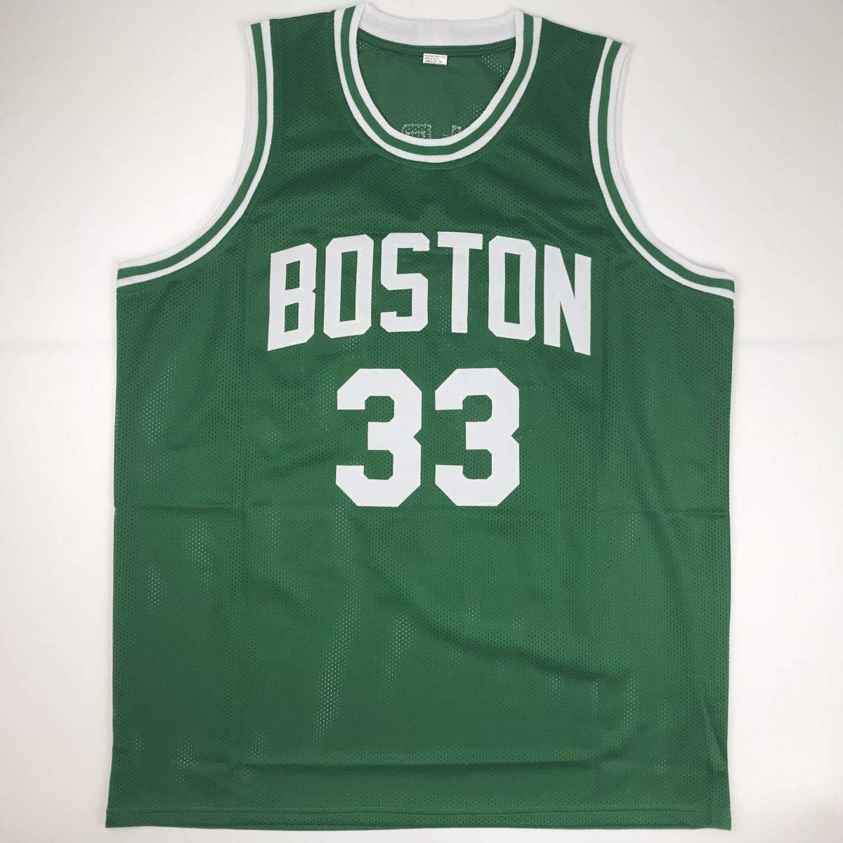 Larry Bird Autographed #33 Boston Basketball Jersey