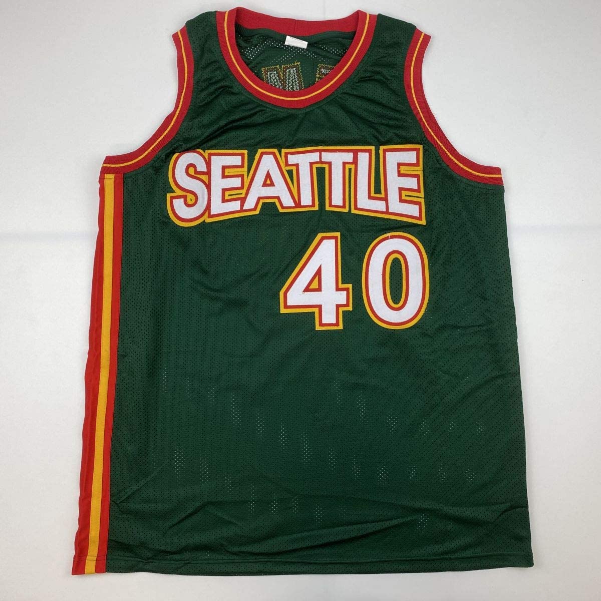 Shawn Kemp Autographed #40 Atlanta Basketball Jersey
