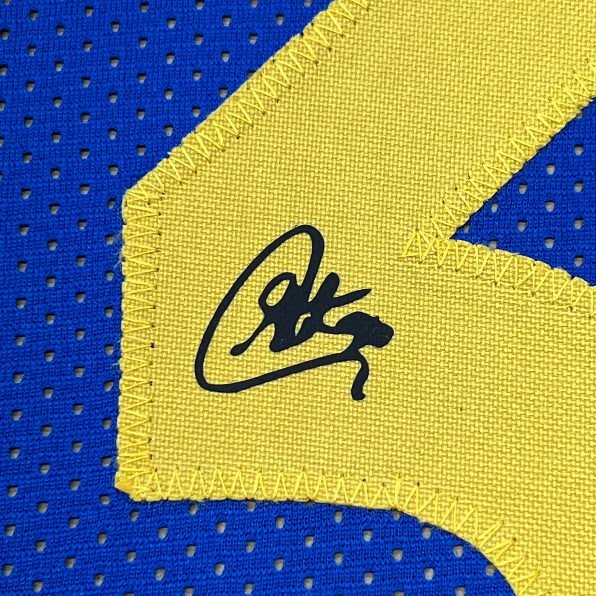 Stephen Curry Autographed #30 Golden State Basketball Jersey