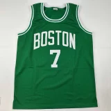 Dee Brown Autographed #7 Boston Basketball Jersey