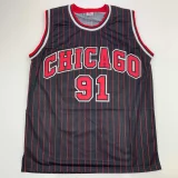 Dennis Rodman Autographed #91 Chicago Basketball Jersey