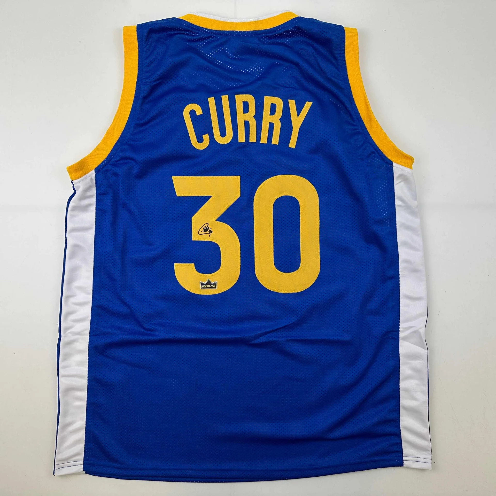 Stephen Curry Autographed #30 Golden State Basketball Jersey