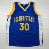 Stephen Curry Autographed #30 Golden State Basketball Jersey