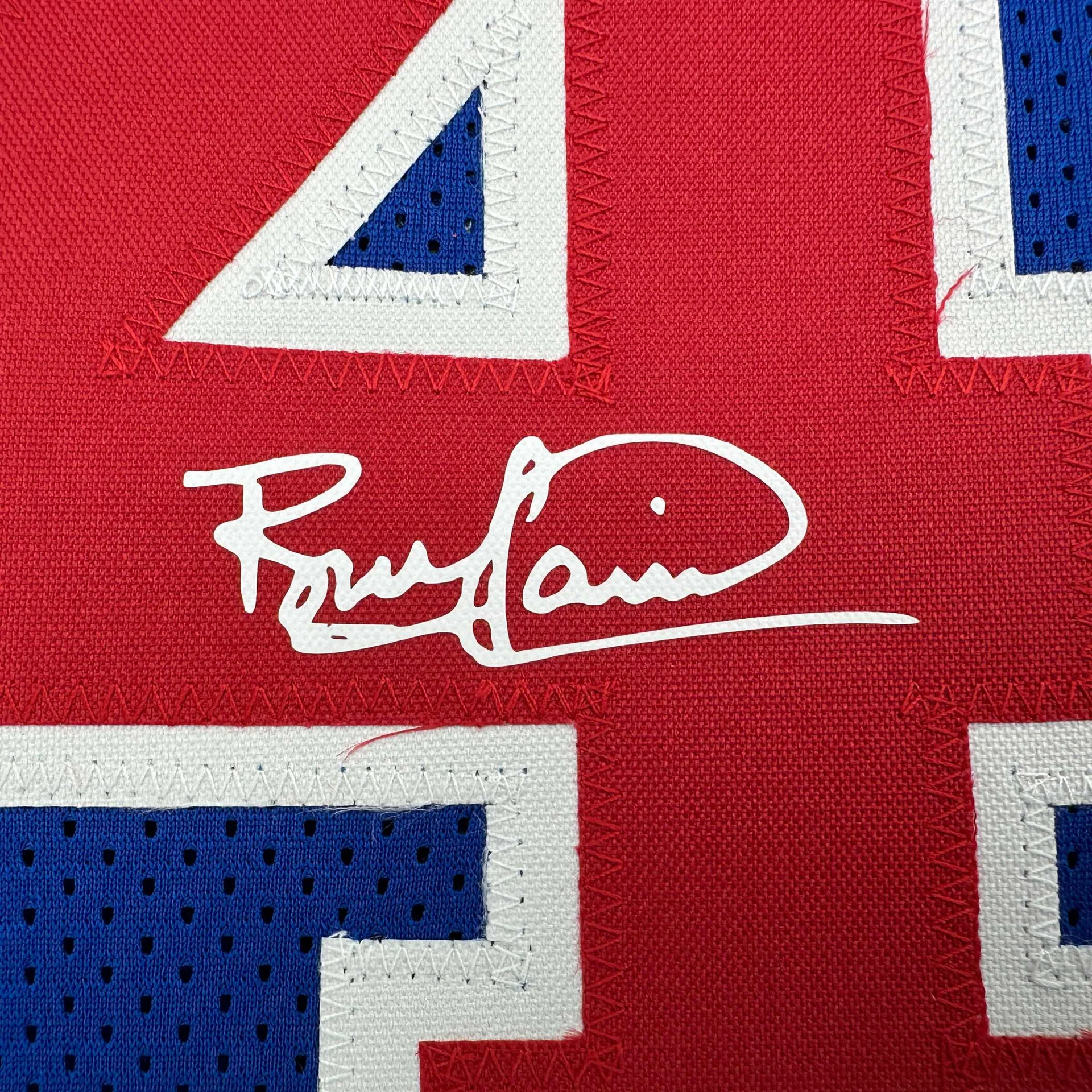 Bill Laimbeer Autographed #40 Detroit Basketball Jersey