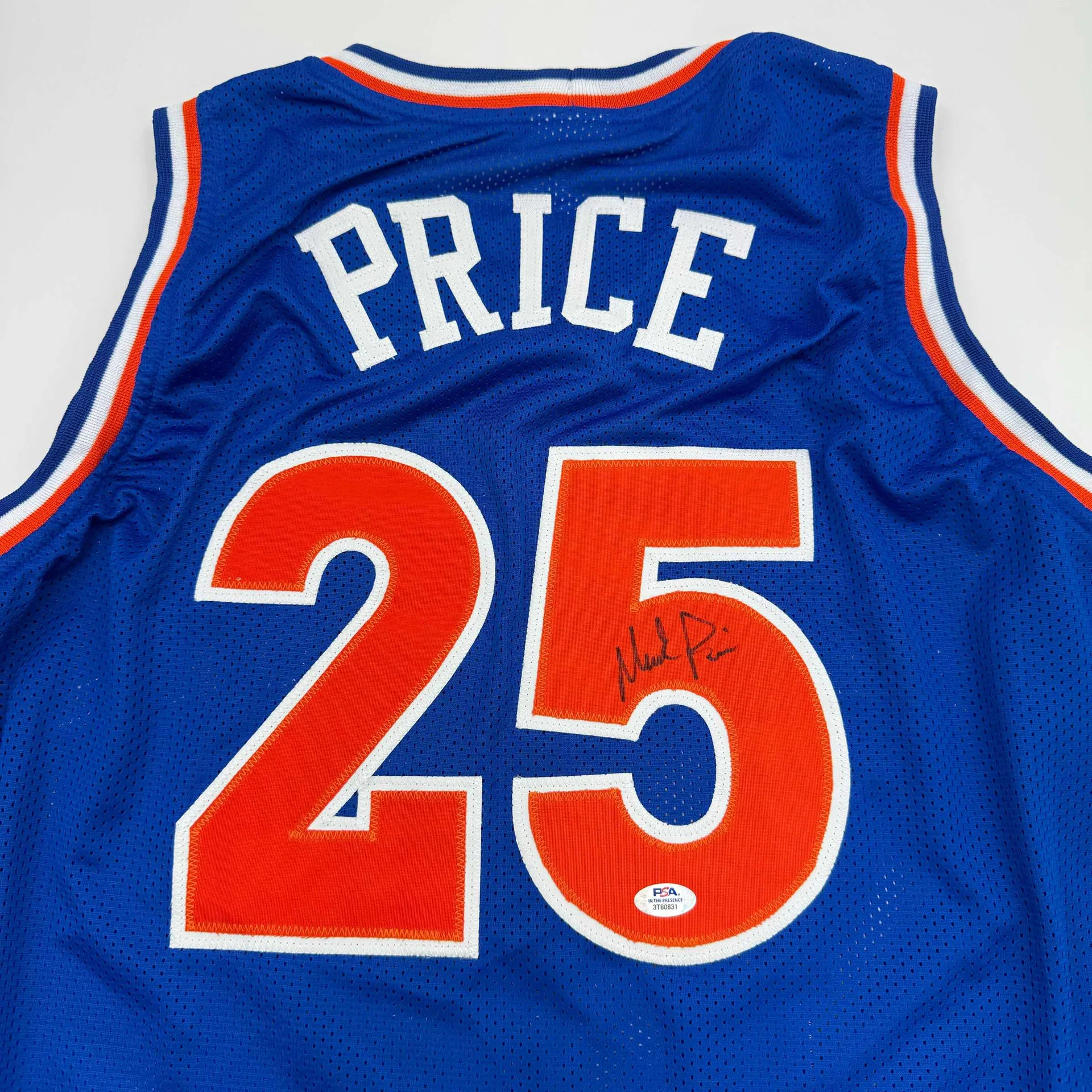 Mark Price Autographed #25 Cleveland Basketball Jersey
