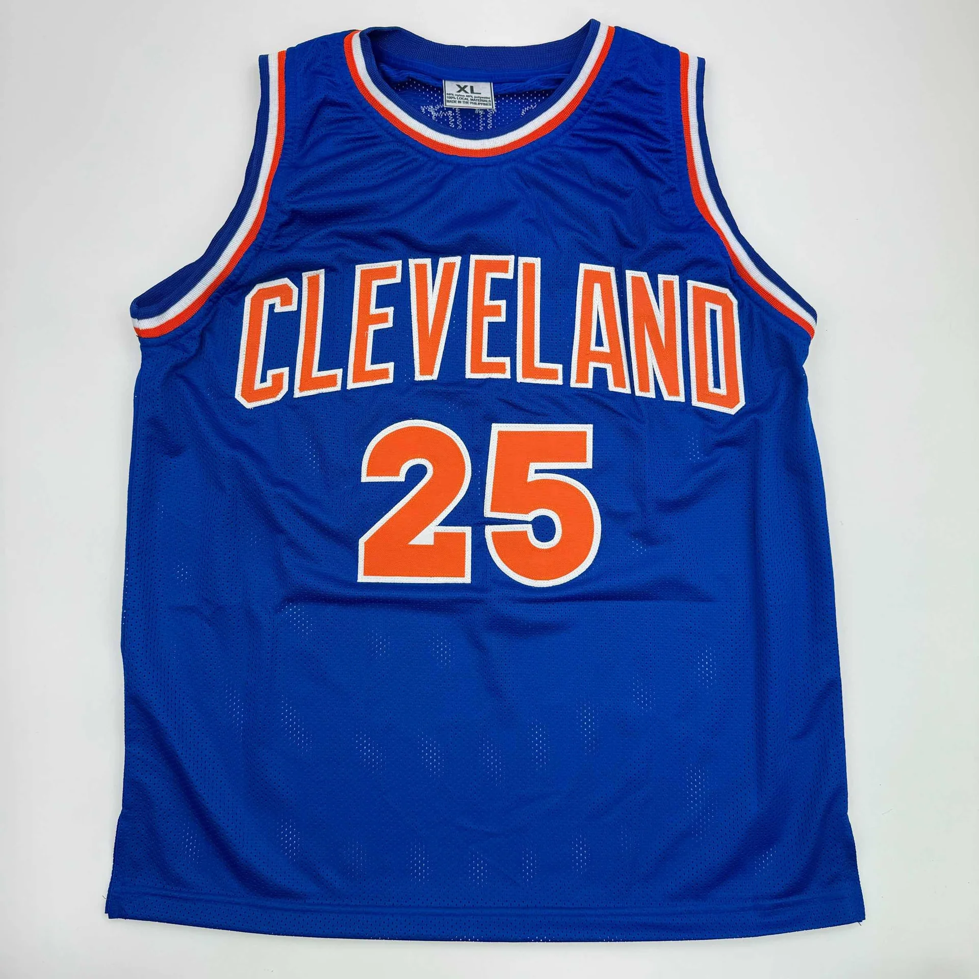 Mark Price Autographed #25 Cleveland Basketball Jersey