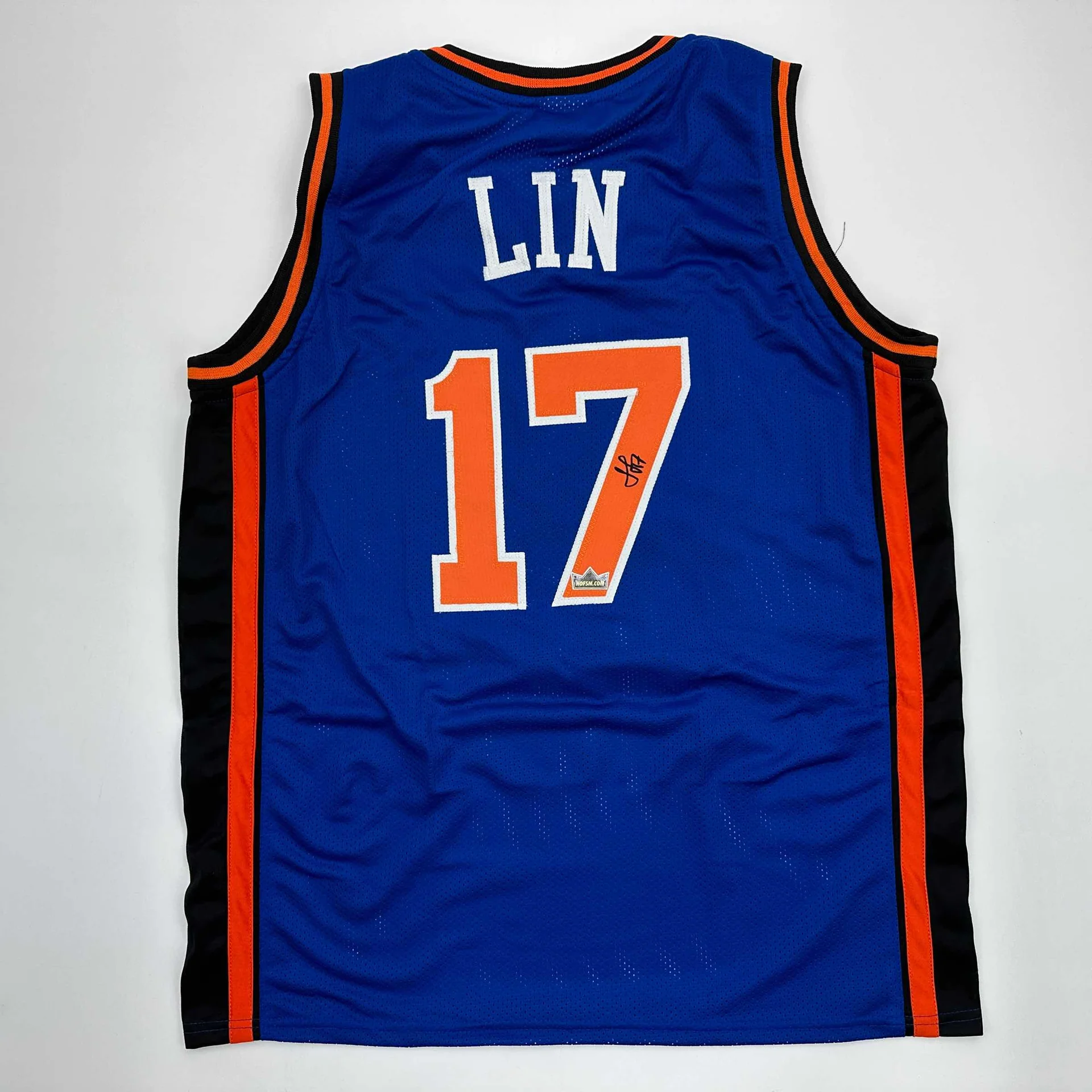 Jeremy Lin Autographed #17 Knicks Basketball Jersey