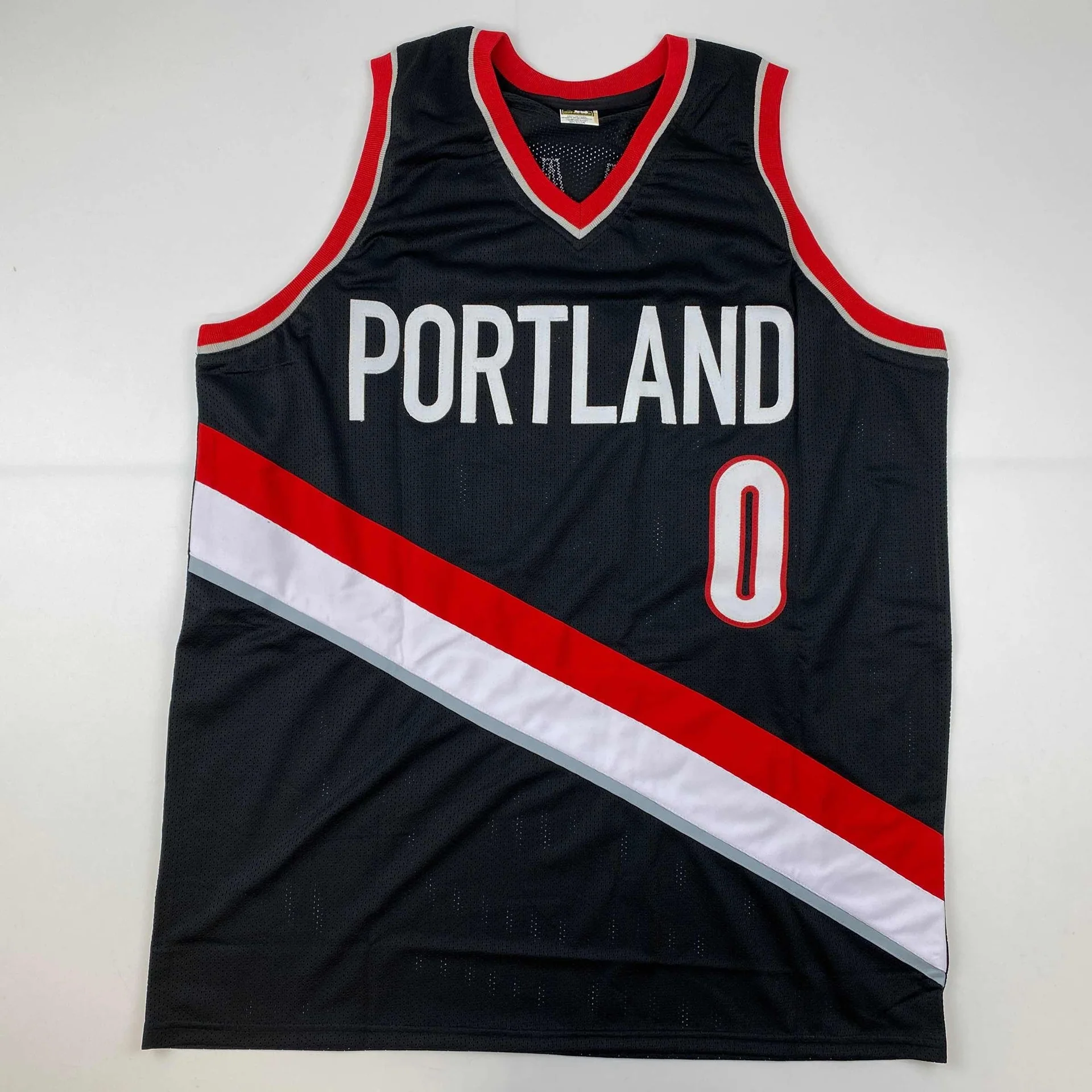 Damian Lillard Autographed #0 Portland Basketball Jersey